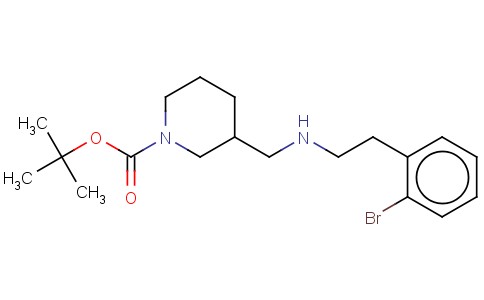 1-BOC-3-[[2-(2-BROMO-PHENYL)-ETHYLAMINO]-METHYL]-PIPERIDINE